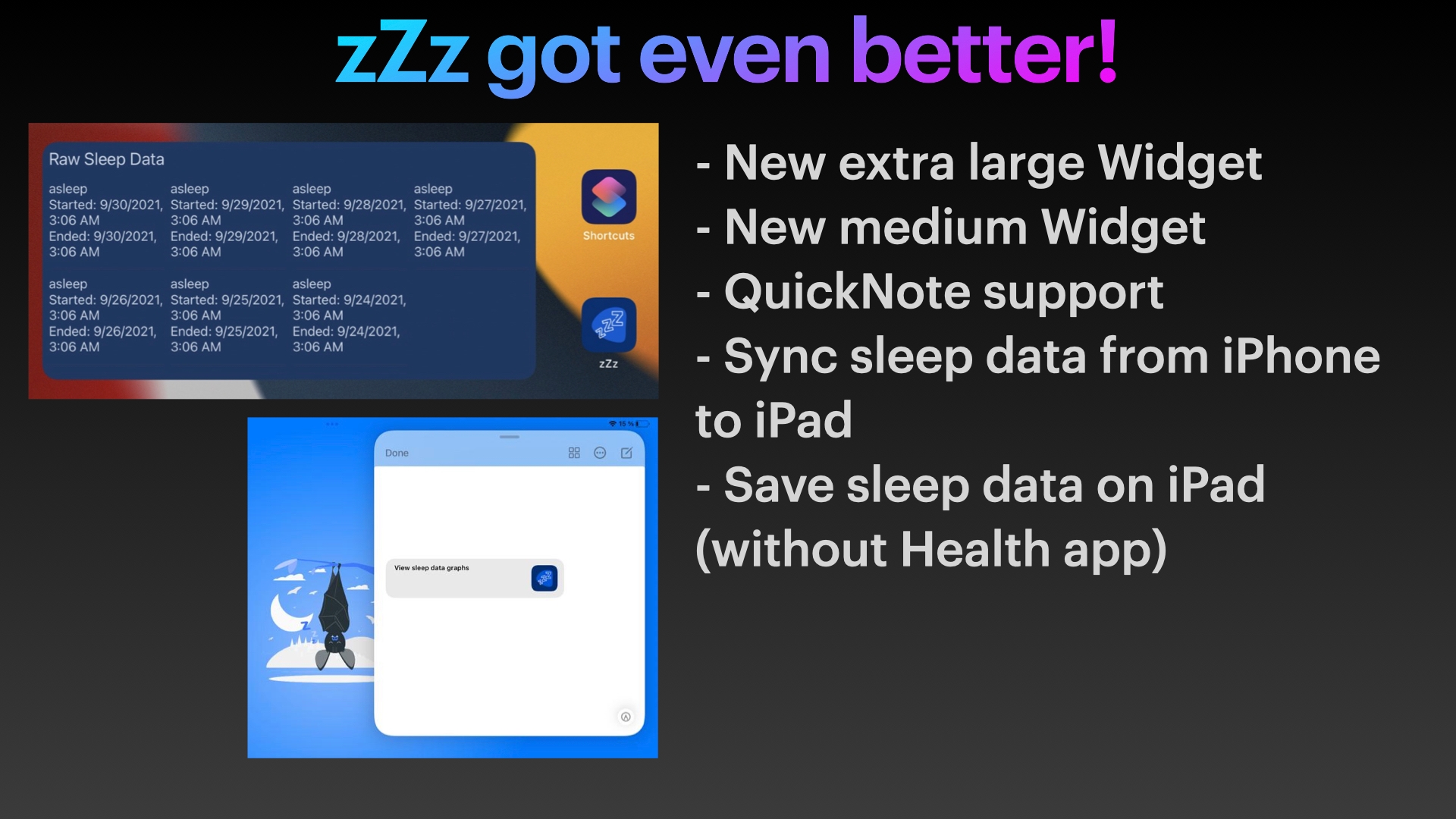 zZz got even better on iPad