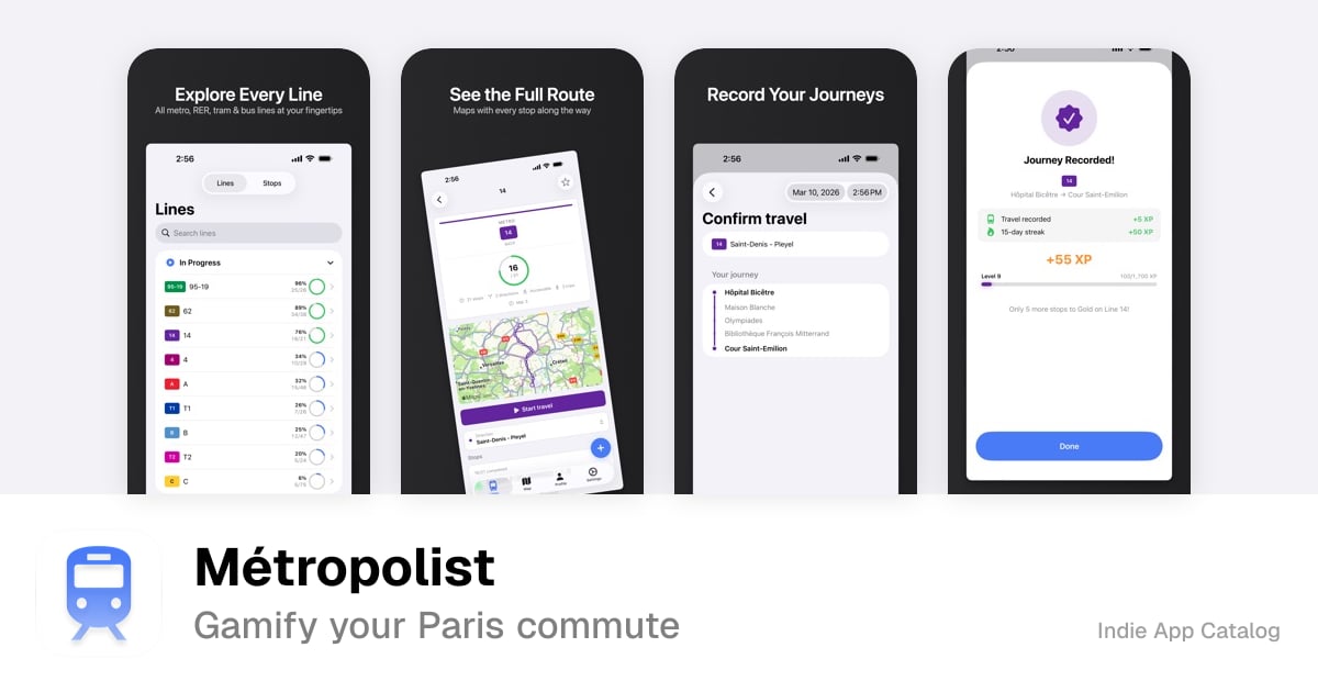 Métropolist | Indie App Catalog